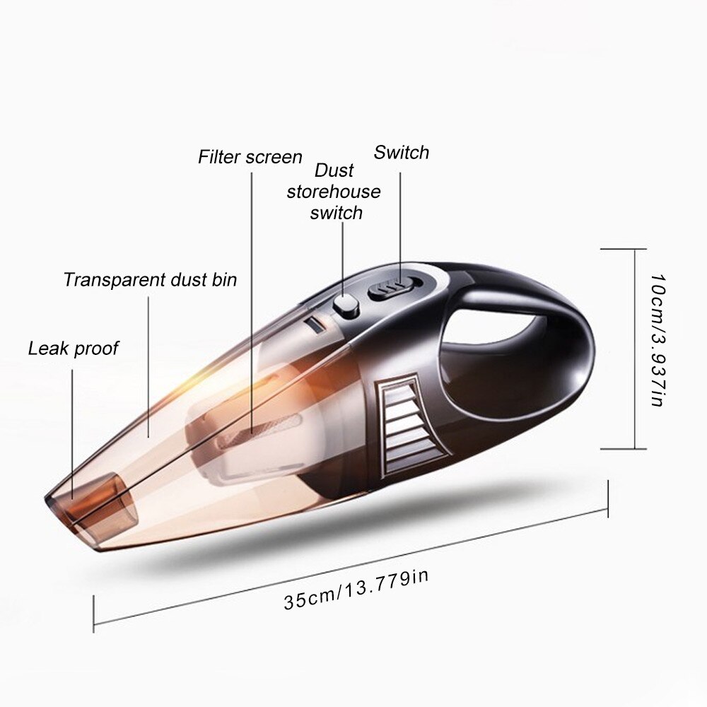 Mini Stofzuiger voor Auto Draagbare Stofzuiger in Auto-interieur Reiniging 100 W 12 V Auto Stofzuiger Auto cleaning Tools