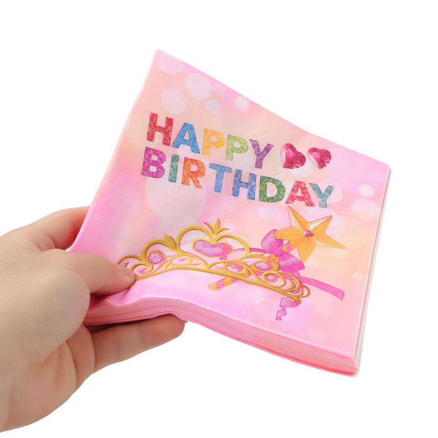 20 stk baby shower papirserviett for festvev serviett dekorasjon servietter babypleie