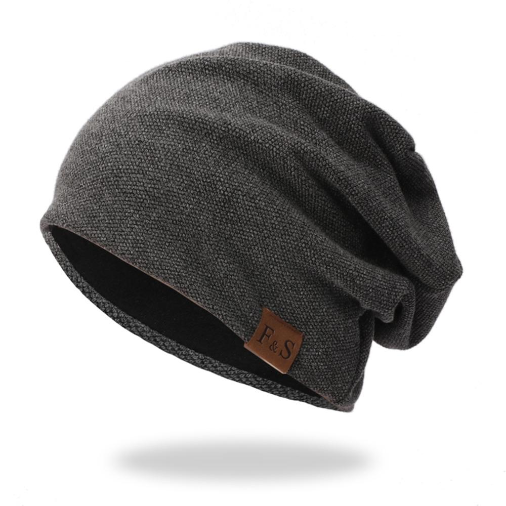 Unisex Beanies Cap Lightweight Thermal Elastic Knitted Cotton Warm Hat Autumn Winter Sports Headwear Casual Hat: SH
