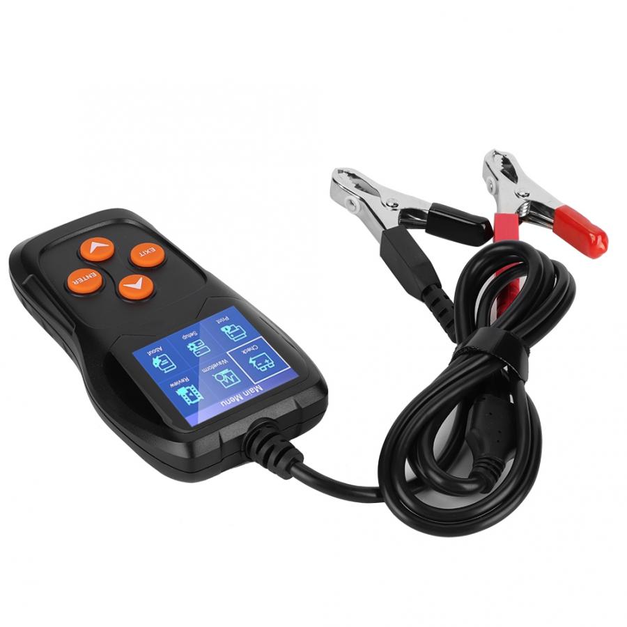 Car Battery Tester Automatic Battery Analyzer Motorcycle Car Battery checker Kit 8~16V for Vehicle Adapter Auto Diagnostic tool