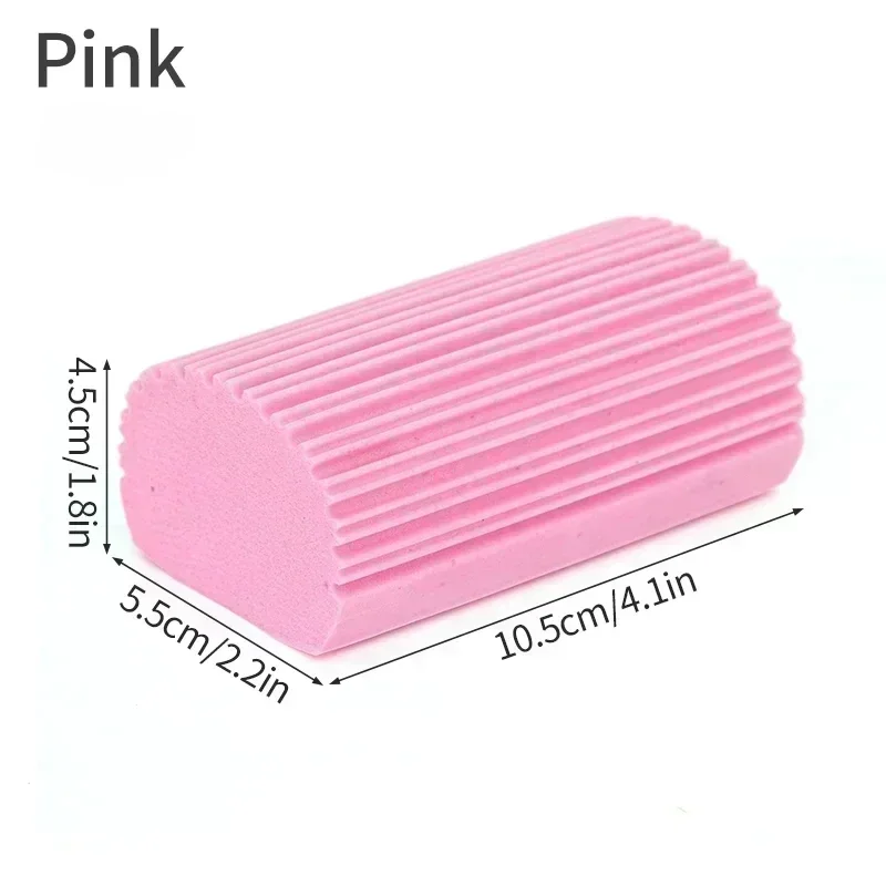 Damp Magic Cleaning Sponge Baseboard Cleaner Duster Sponge Tool Dusters Cleaning Baseboards Household Car Washing Care Cleaning: M / Pink