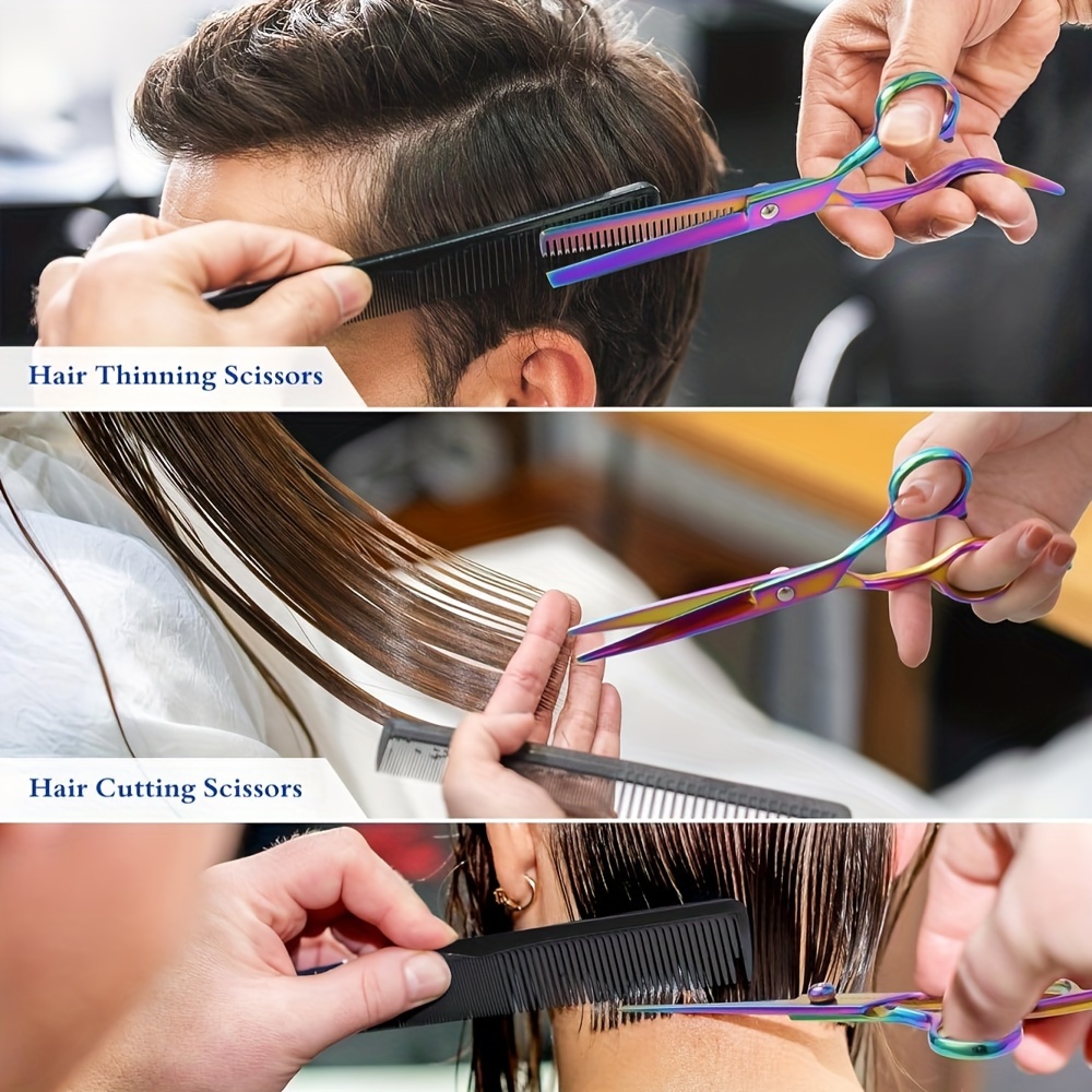 6.5 Inch Kappersschaarset, Professionele Haarknipschaar Dunner Wordende Schaar, Hulpmiddelen Voor Het Knippen Van Haar Styling
