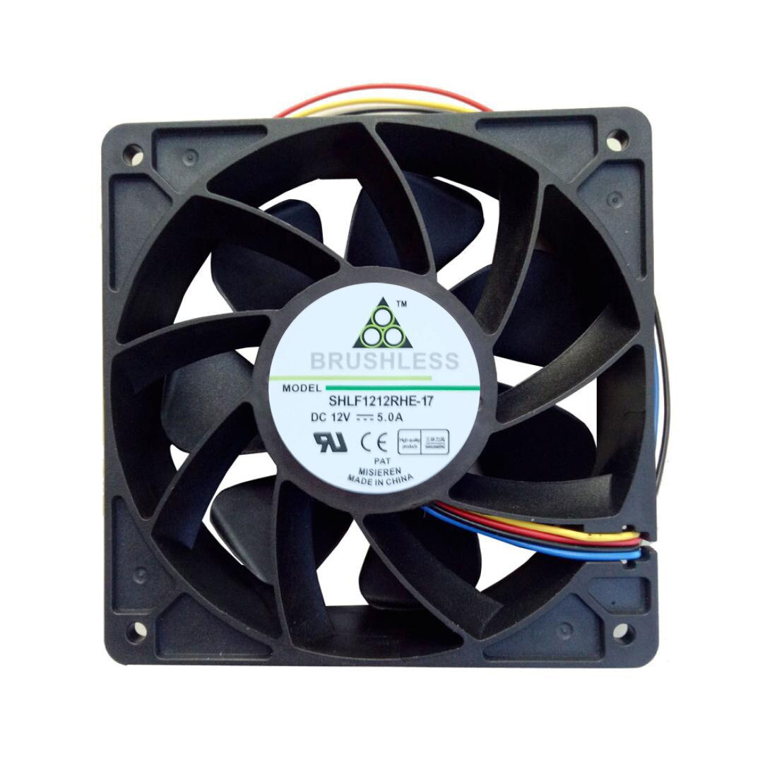 7500rpm Cooling Fan Dc 12v 12x12x3.8cm Computer Pc Cpu Case 4-pin Connector Cooler Fans For Antminer Bitmain S7 S9