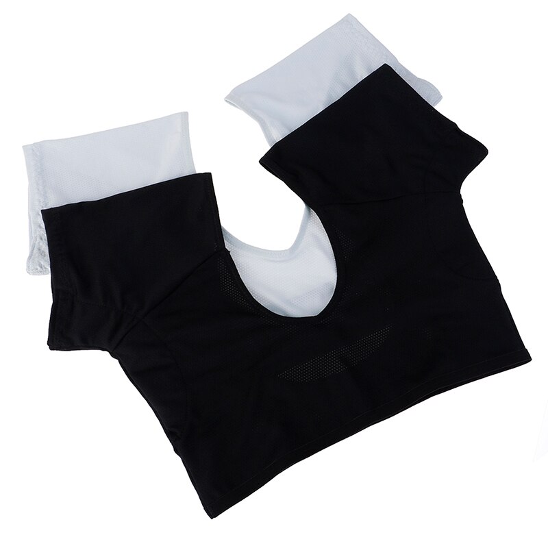 1 Pc T-shirt Shape Sweat Pads Reusable Washable Underarm Armpit Sweat ...