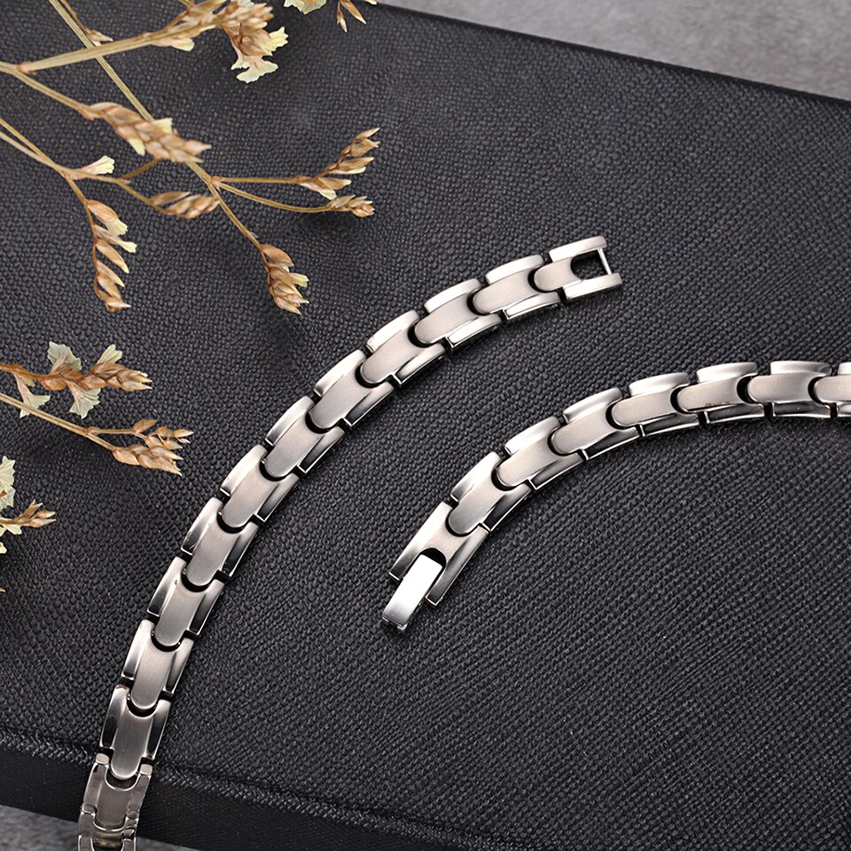 Rainso damer magt halskæder trendy magnetisk kæde & link halskæde kvinder titanium smykker krave trendy kæde