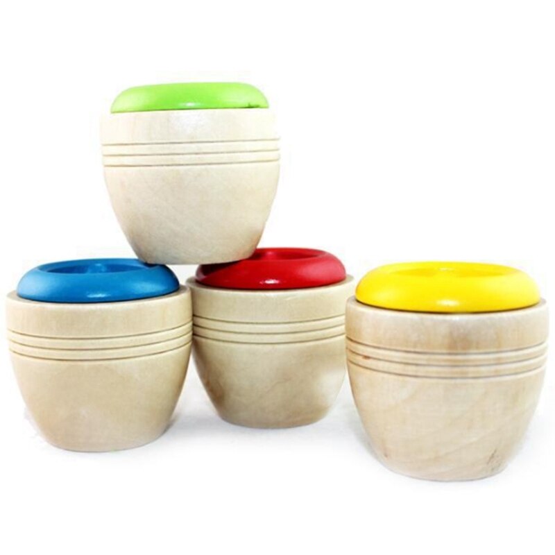 in Legno per bambini Giocattolo ic Caleidoscopio Effetto Ape-occhio Girevole Poligono Specchio Specchio di Osservazione