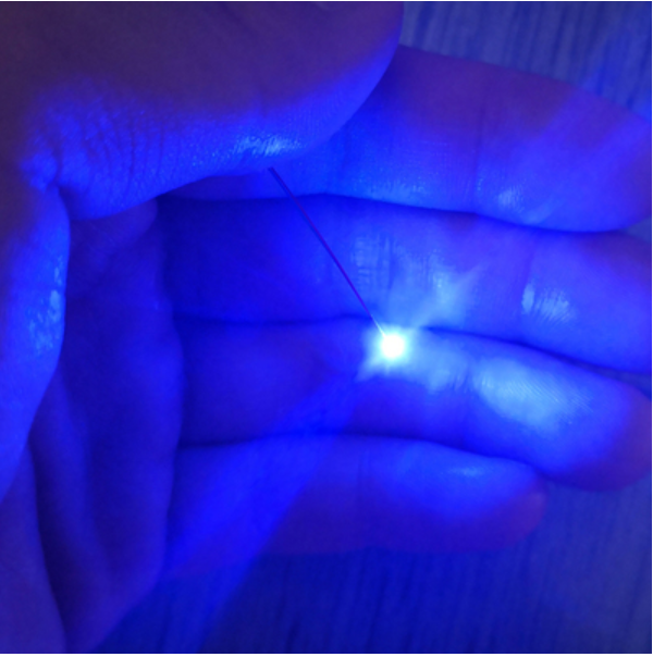 Pre-wired 3V #0402 SMD LED Cold White, 30cm wires pre soldered,hobby model kit/car/railway/railroad/starship/gundam lighting: blue5pcs