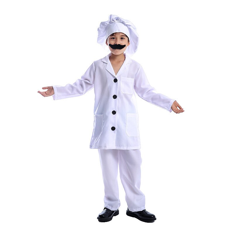 Schattig chef-kok kostuum jongens halloween kostuum voor kinderen carnaval feest kok verkleden
