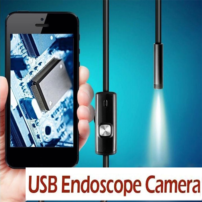 Endoscoop Camera Flexibele Endoscoop Multifunctionele Universele 3.5M 7MM Mini Android IP67 Endoscoop Mobiele Telefoon Camcorder 6LED