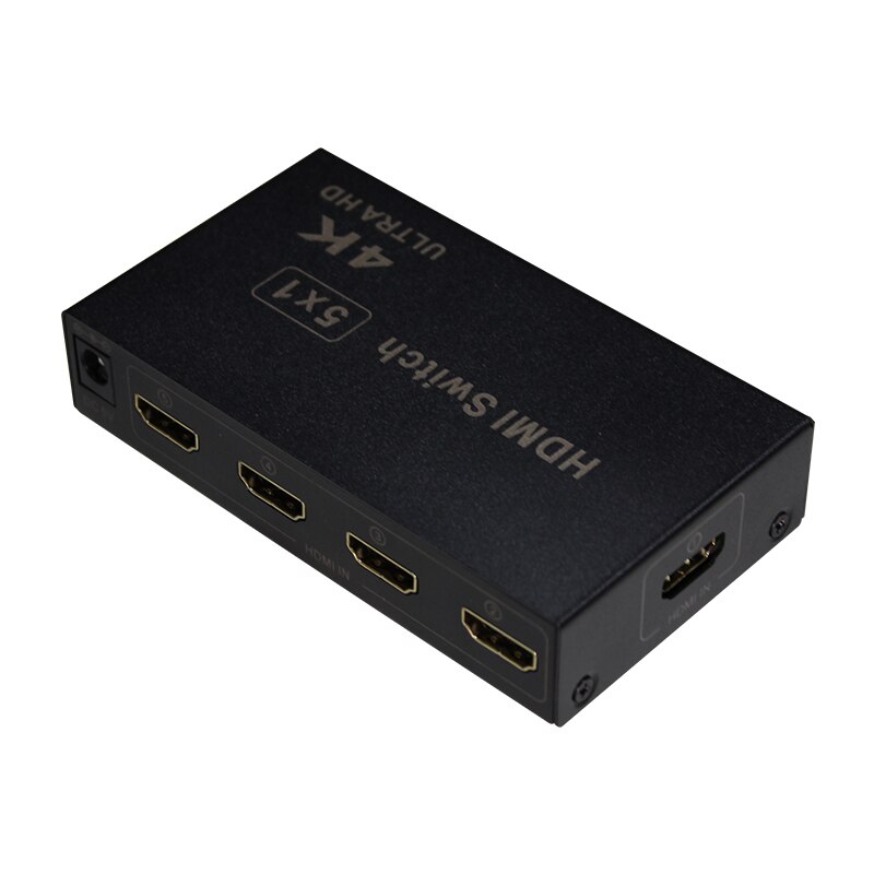 Hdmi Switch 4K Hdmi 2.0 Muur Switcher 1 In 4 Out Ultra Hd Hdmi Switch Volledige 1080P Hdcp 4K2K Video Selector Met Afstandsbediening