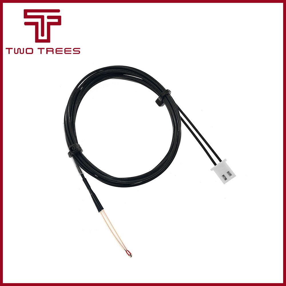 5pcs/lot 100K ohm NTC 3950 Thermistors Sensors with Cable 3D Printers Parts Temperature Part White 1M Line Accessories