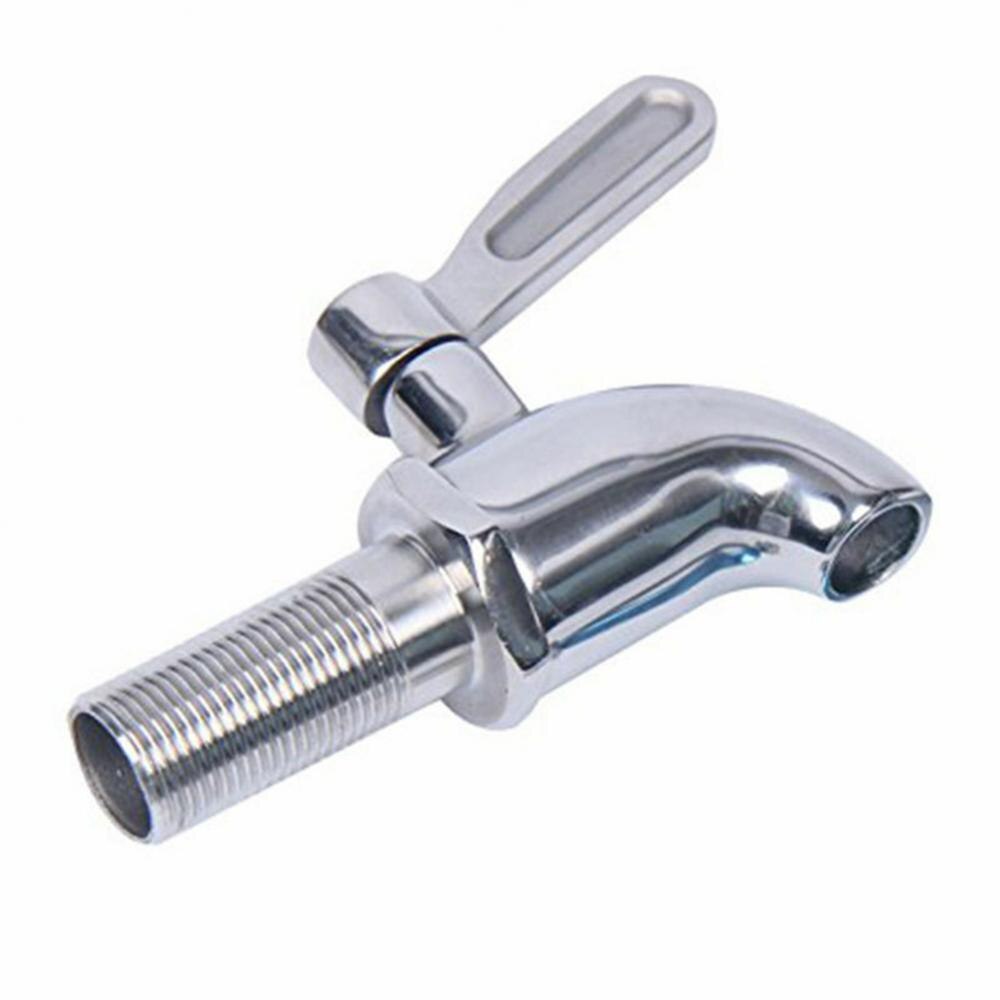 Drink Dispenser Tap Beverage Wine Barrel Faucet Spigot Water Stainless Steel Coffee Juice Taps Silver Faucet