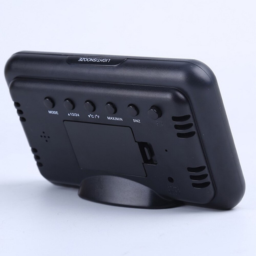 Zegar pogodowy wyświetlacz cyfrowy termometr zegar wilgotności kalendarz alarmowy LCD alarm stacji meteorologicznej bezprzewodowy miernik temperatury