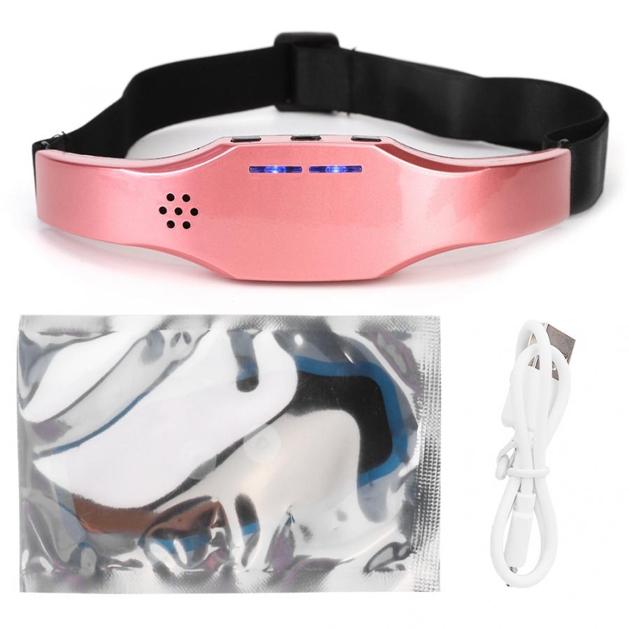 Draadloze Intelligente Migraine Overdrukventiel Slaap Slapeloosheid Hoofd Therapie Massage Apparaat Verlichten Spanning voor Slaap Beauty Tools: Roze