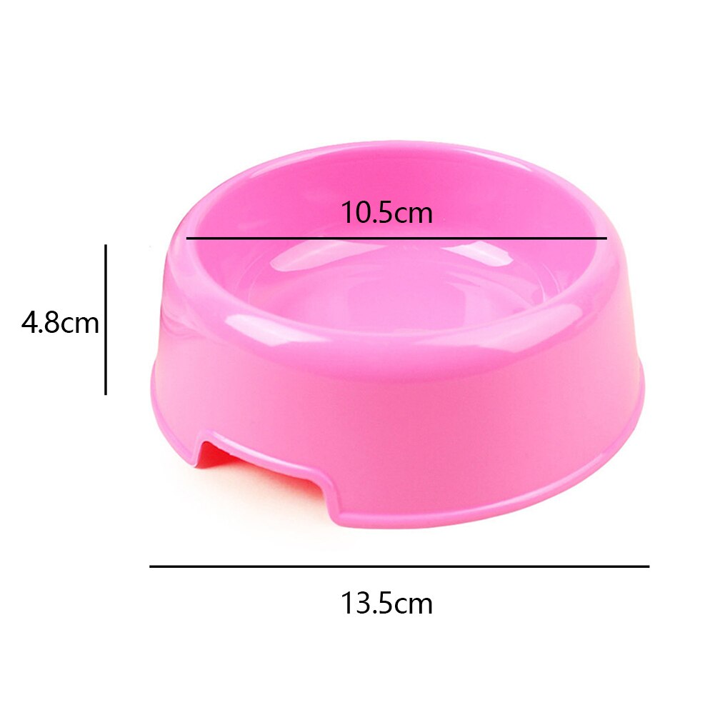 Cuenco de plástico para perros, gatos, perros, comedero, cuenco de agua para mascotas, gatos, cachorros, cuenco de comida, plato de agua, accesorios de colores