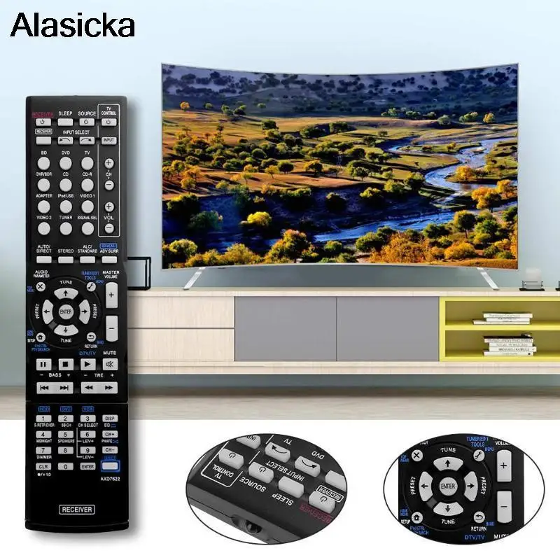 Replacement Remote Control for Pioneer AXD7622 HTP-071 VSX-521 VSX-921 VSX-522 VSX-523 VSX-524 VSX-819H Series AV Receiver