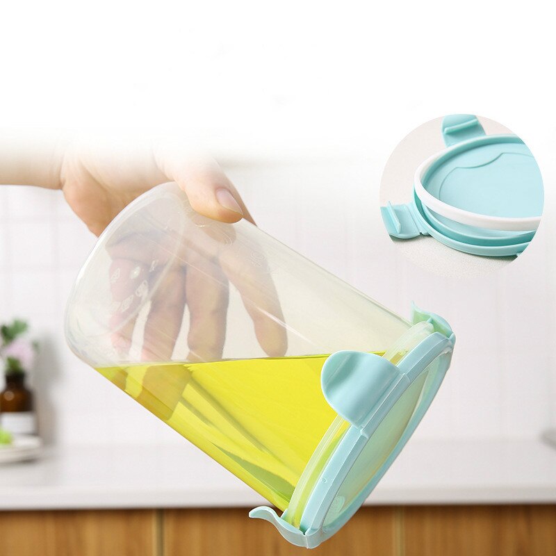Transparent Plastic Sealed Jar Refrigerator Fresh-Keeping Jar Kitchen Grain Storage Box Food Storage Jar