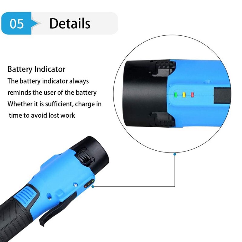 12V Torque Adjustable Electric Screw Driver Rechargeable Screwdriver Multifunction Cordless Charging Drill Tool EU Plug