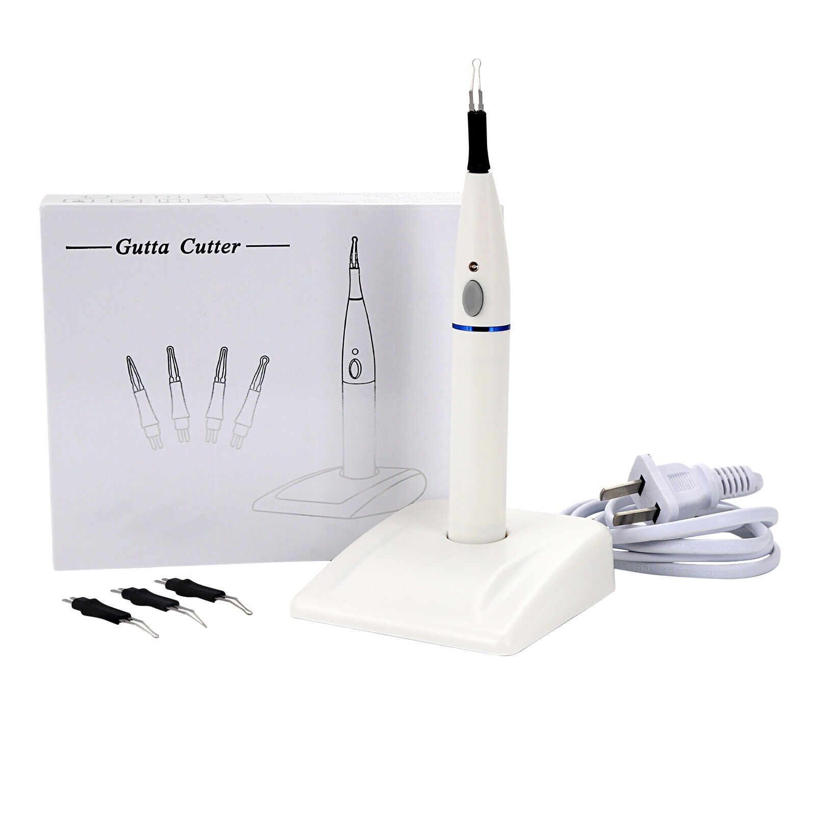 Dental Gutta Percha Zahnfleischschneider mit 4 Spitzen Endo Obturation System Dental Dissolved Breaker Gutta Percha Cutter