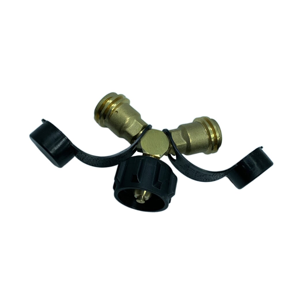 Adaptateur Propane, répartiteur de Propane QCC, connecteur de gril adaptateur de gaz pour bouteille de Propane, barbecue à gaz, chauffage, camping-car