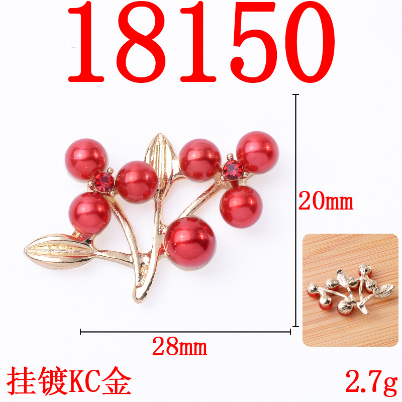 Legering Accessoires Diy Bruidskleding Haaraccessoires Haaraccessoires Haarkroon Rode En Witte Tweekleurige Parelbloemtakken Bladaccessoires: Zilver