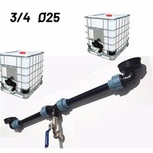 1pcs IBC Adapter Connection Lever 1piece Coarse Thread IG S60x6 PE Connector: 1