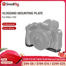 Smallrig Z50 Vlogging Montageplaat Voor Nikon Z50 Camera Plaat Met Geïntegreerde Cold Shoe Mount Camera Quick Release Plaat-2667