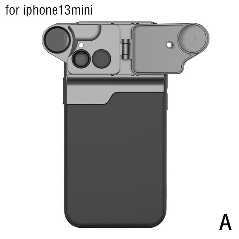 Macro Tele Telelens Mobiele Telefoon Externe Lens En Lens Cover Kit Voor Iphone 12/13 Serie Smartphones: A