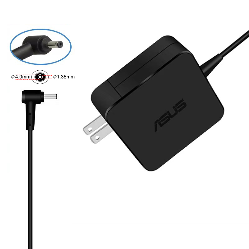Oryginalny zasilacz sieciowy cargador adp -45w 19v 2.37a 4.0 x 1.35mm do laptopa asus  d541sc d555y d540y f540b f540ba f540bp f540ua: Pomarańczowy