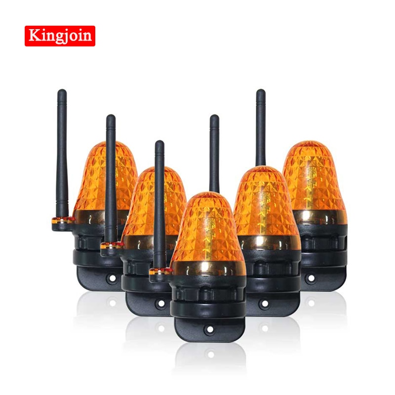 Lámpara de alarma gigante AC/DC de 12V -265V Flash de luz LED para abrir puerta corredera/puerta de barrera