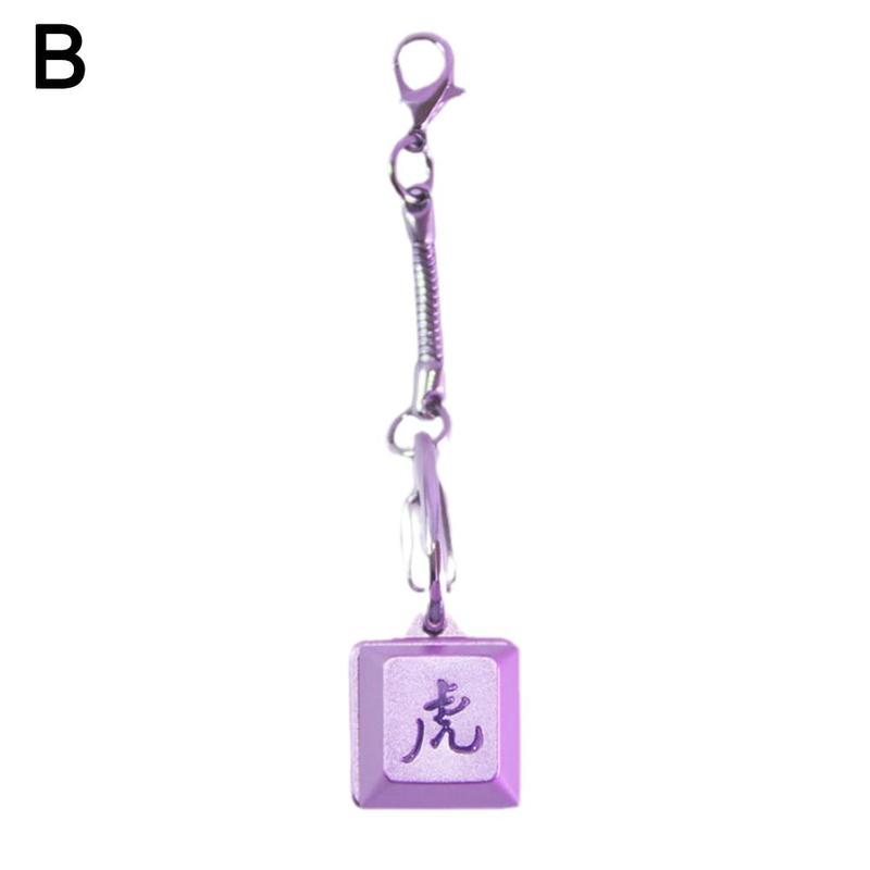 1 Pc RGB LED Mechanical Keyboard Switch Keychain Light Up Backlit For Keyboard Switches Tester Kit: purple