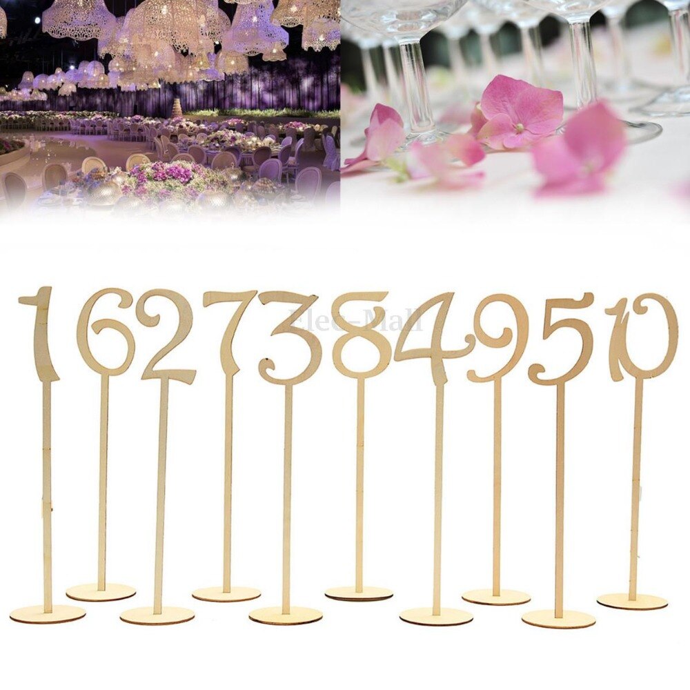 1-20 Numbers Wooden Signs Wedding Table Number Table Numbers Rustic Wedding Engagement Seat Numbers Sign Ornaments