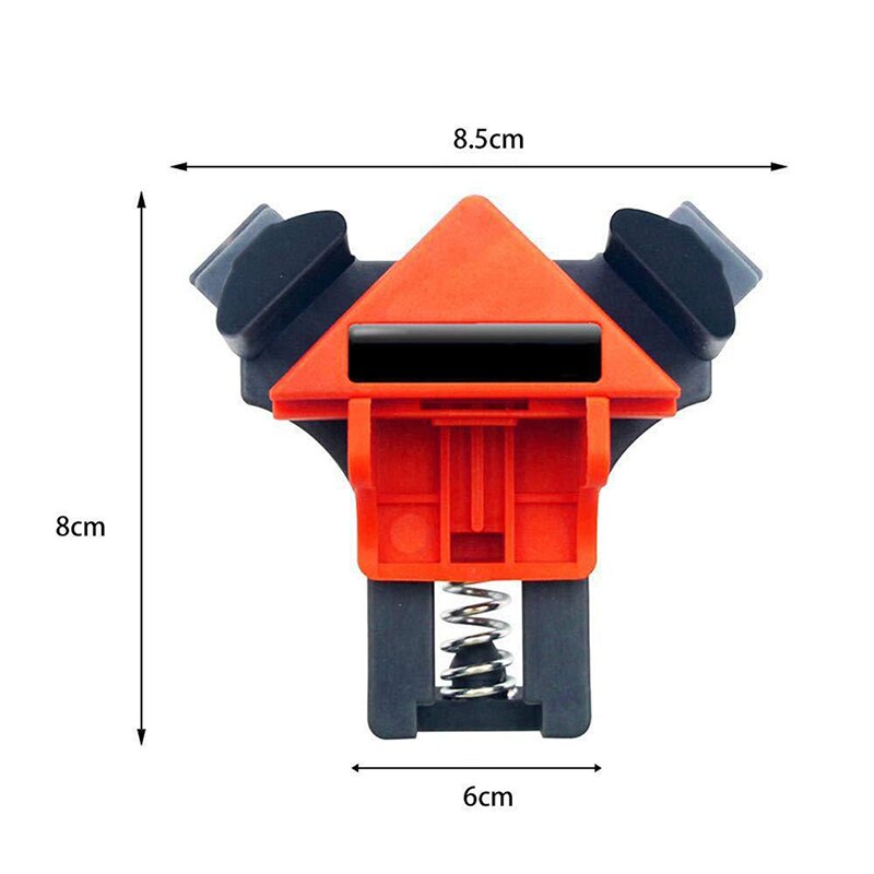 4 pcs 90 Degree Right Angle Clamp Fixing Clips Picture Frame Corner Woodworking Hand Tool Angle Clamps Pipe Clamp