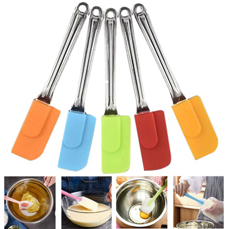 Nützliche Multi-zweck Silikon Schaber Spachtel Utensil Für Kochen Kuchen Backen Mischen Kuchen Schimmel Küche