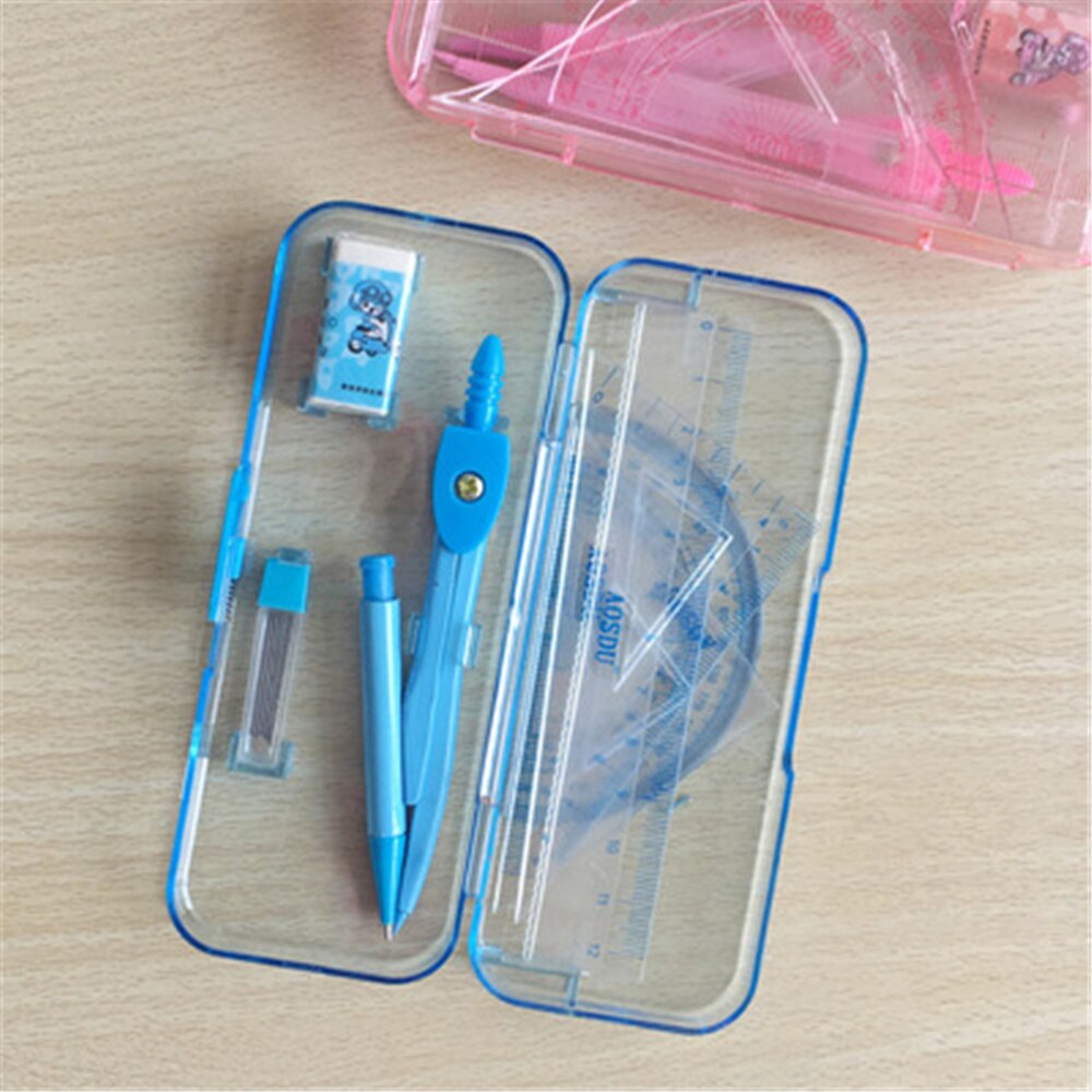 2 Set Drawing Compasses Math Compasses Set Geometry Rulers for Drawing Scribing Drafting Tools Students Stationery