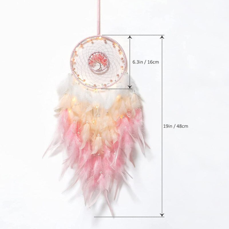 Dream Catcher Windbell Anhänger Mädchen Zimmer Dekoration Schlafzimmer Fensterbank Anhänger kinder Wand Anhänger