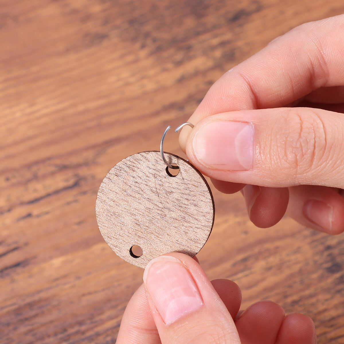 50pcs Calendar Plaque Thicken Round DIY Calendar Board for Bedroom Home Living Room