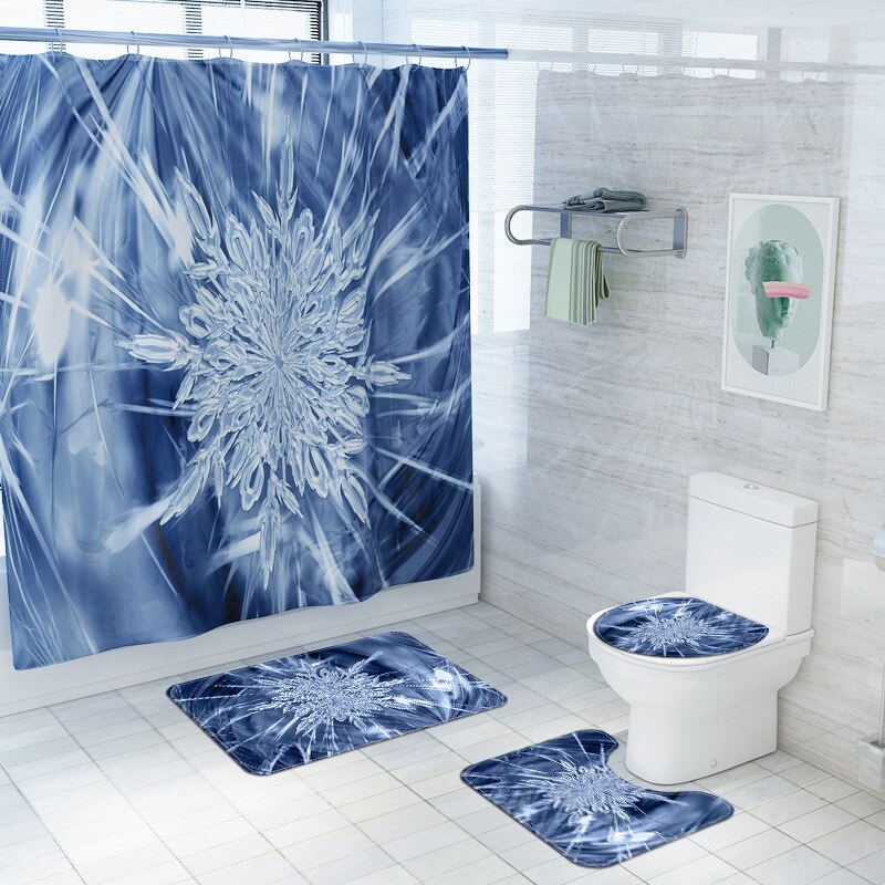 Rumlly Bloemen Vogels Badgordijn Waterdichte Stof Douchegordijnen Bloemen Bladeren Afdrukken Badkamer Scherm Landschap Woondecoratie 180 x 210 cm