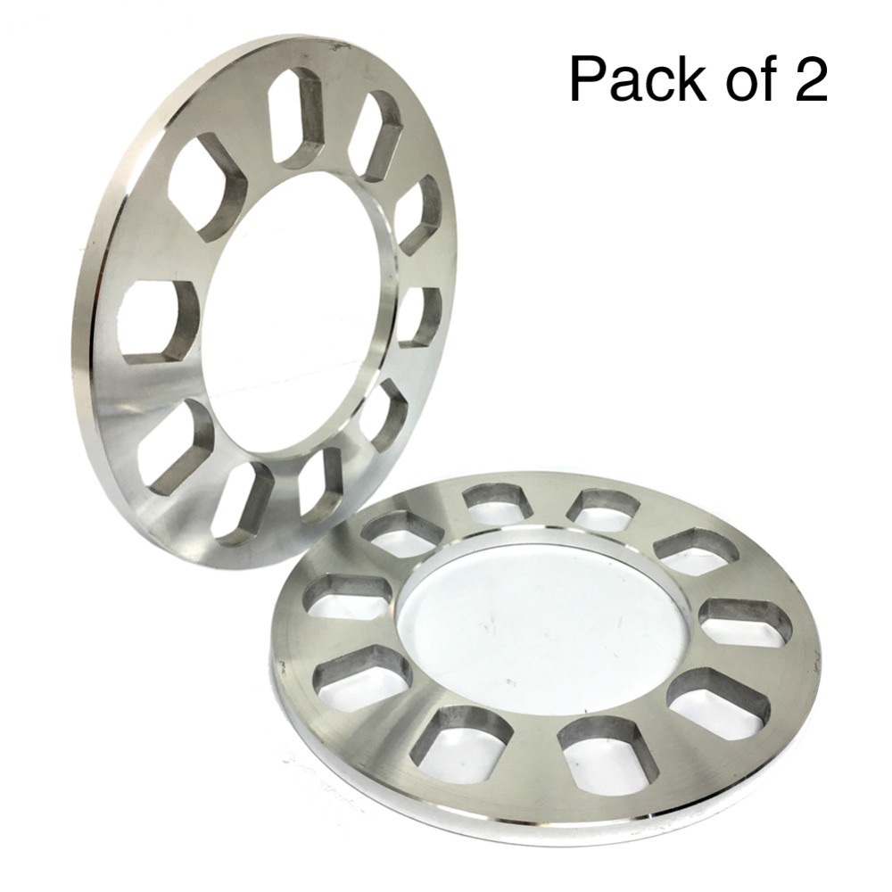 TIROL Universal Wheel Spacer 5 hole Disc brake spacer kit 8mm thick wheel spacer 2PCS T12849GLa
