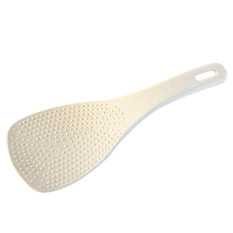 Słoma pszenna ochrona środowiska domowe urządzenie robić ryżu w kształcie wiosła szufelka nie-Stick łyżka robić ryżu stół kuchenny akcesoria robić serwowania: beige