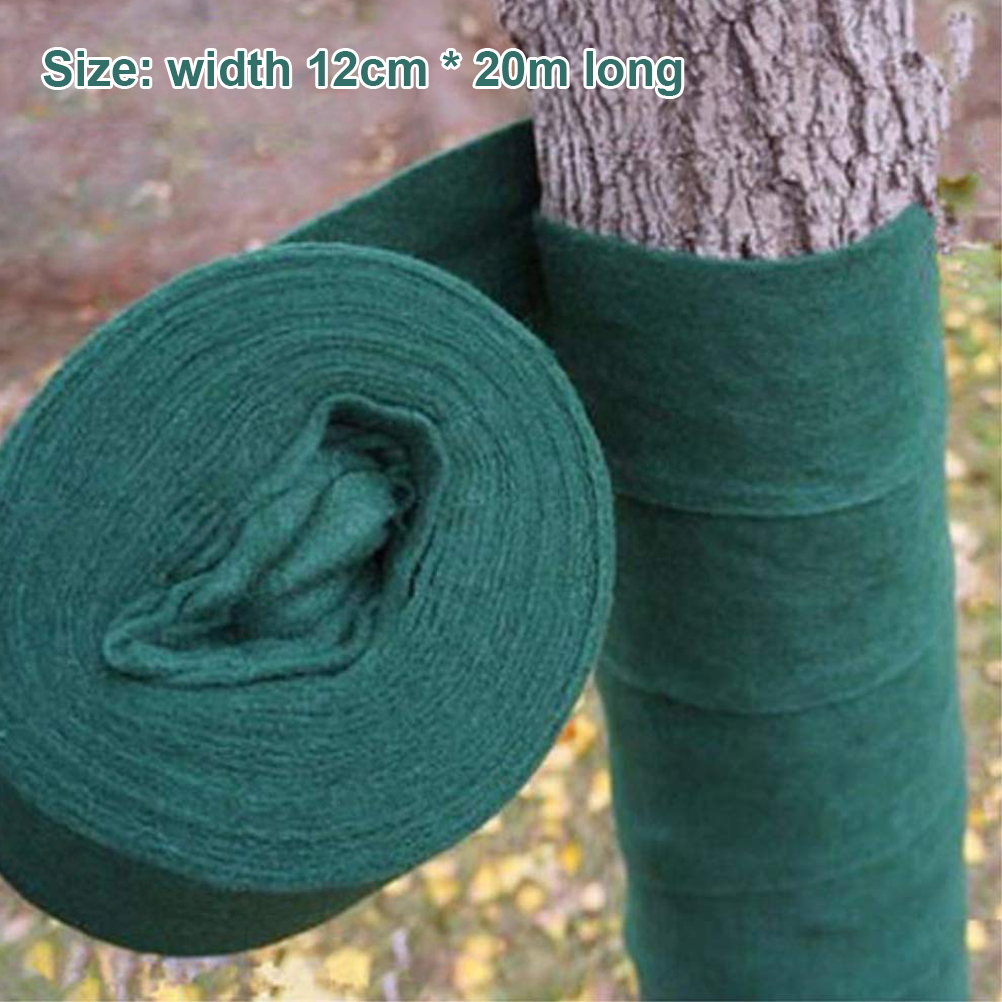 12cm*20m Tree Wrap Breathable Fabric Tree Protector Outdoor Keep Warm Sunshade Moisturizing Bandage Cloth Tree Protector Wrap