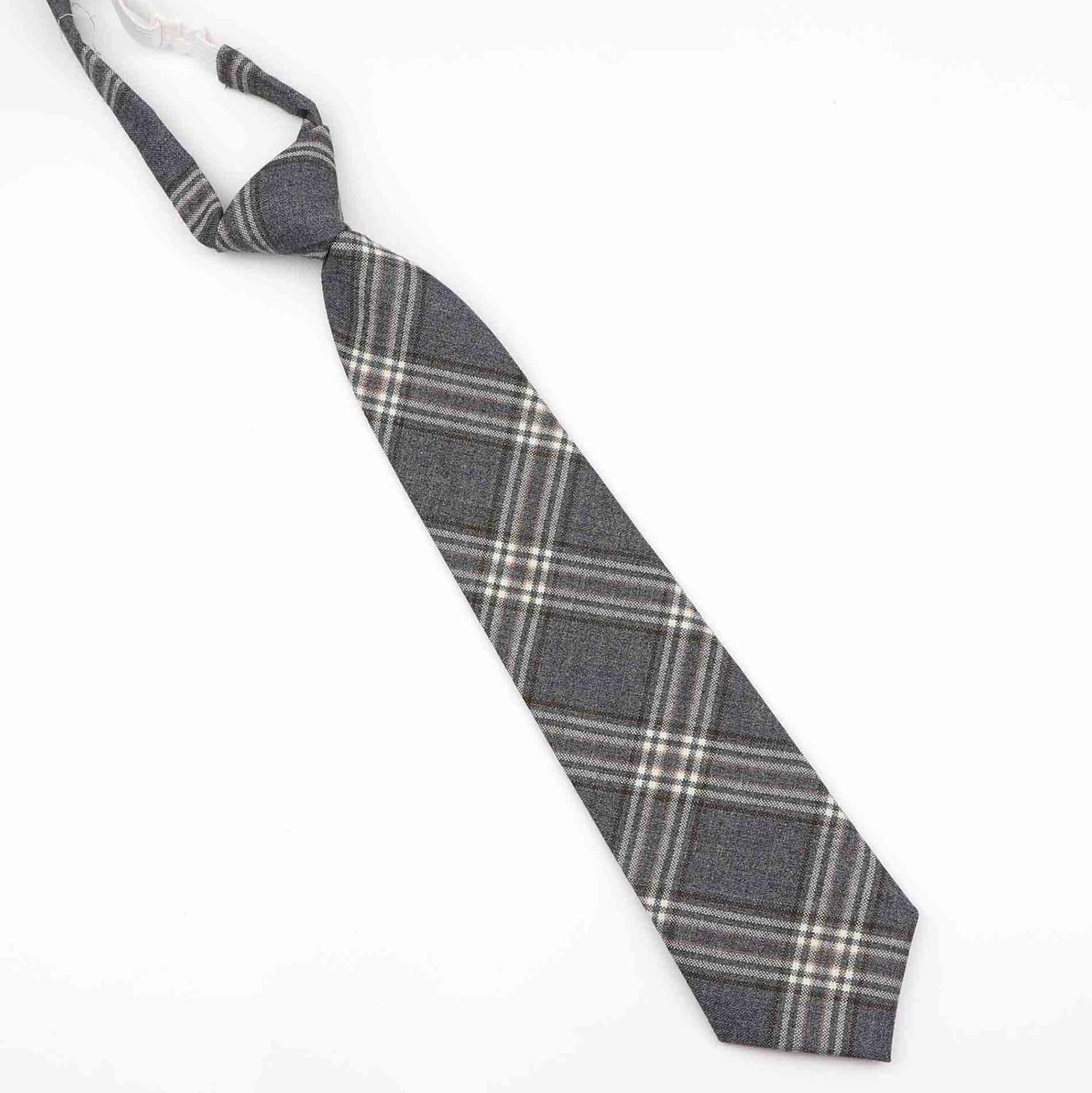 Student Lui Slim Stropdas Skinny Stripped Tie Eenvoud Elastische Band 7 Cm Breedte 33 Cm Lengte Partij Formele Mannen kids Banden: 8