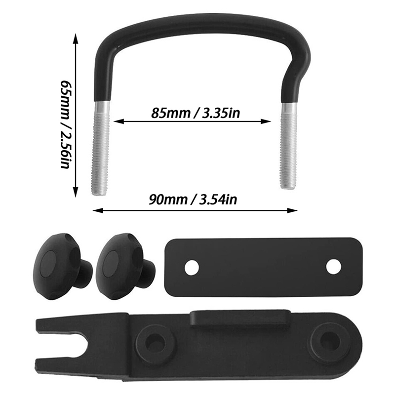 Accesorios para equipaje de techo de coche, Kit de accesorios de montaje de furgoneta, caja de techo, Kit de accesorios de montaje, 4 piezas