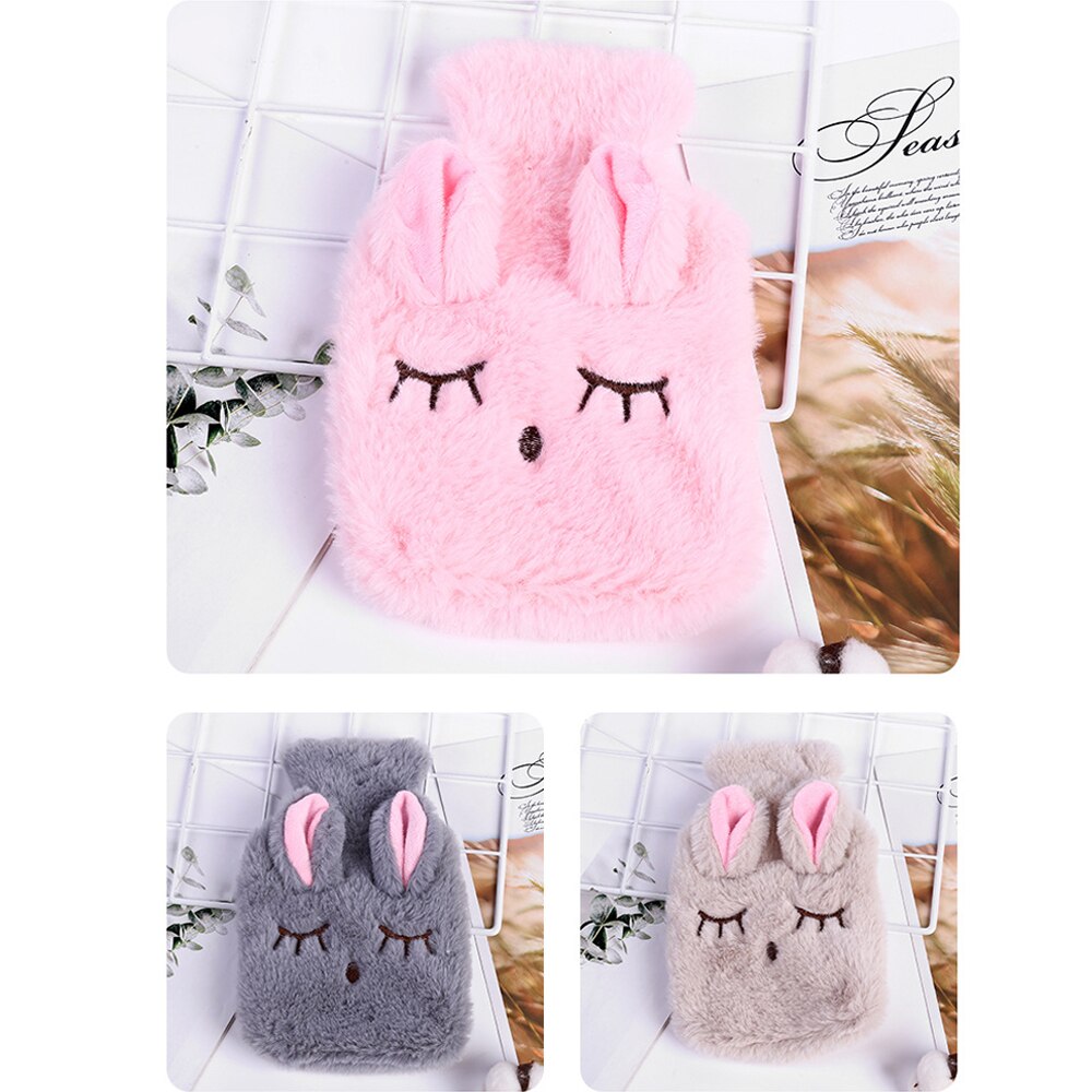 Kreatywny termofory zima Słodki termofor Kot zwierzę pluszowe torby z ciepłą wodą ogrzewacz dłoni z pcv ogrzewanie woreczkiem robić napełniania wodą