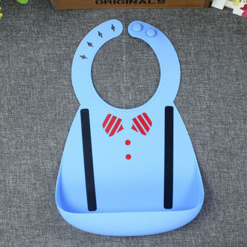 Baby Bib Pasgeboren Baby Jongen Meisje Kinderen Cartoon Slabbetjes Waterdichte Speeksel Voeden Schort Babadore Food Grade Siliconen Slabbetjes 2B04