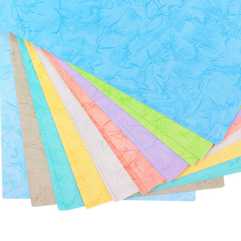 5 pieces A4 paper 180g Greeting Card Birthday paper DIY paper album paper bamboo leaf flat leather paper binding cover paper