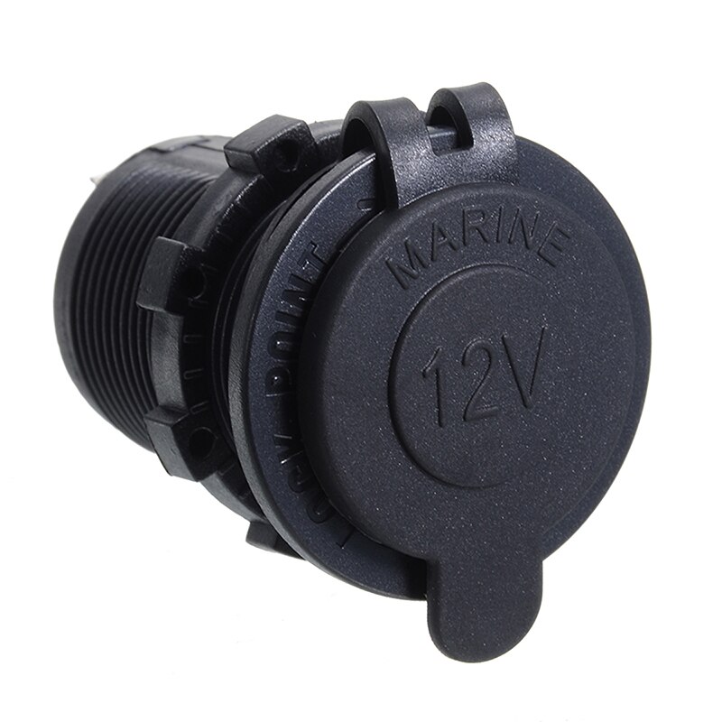 12V Waterproof Car Cigarette Lighter Socket Power Plug Outlet For Boat Motorcycle Auto Heat Resisting Plastic Power Socket