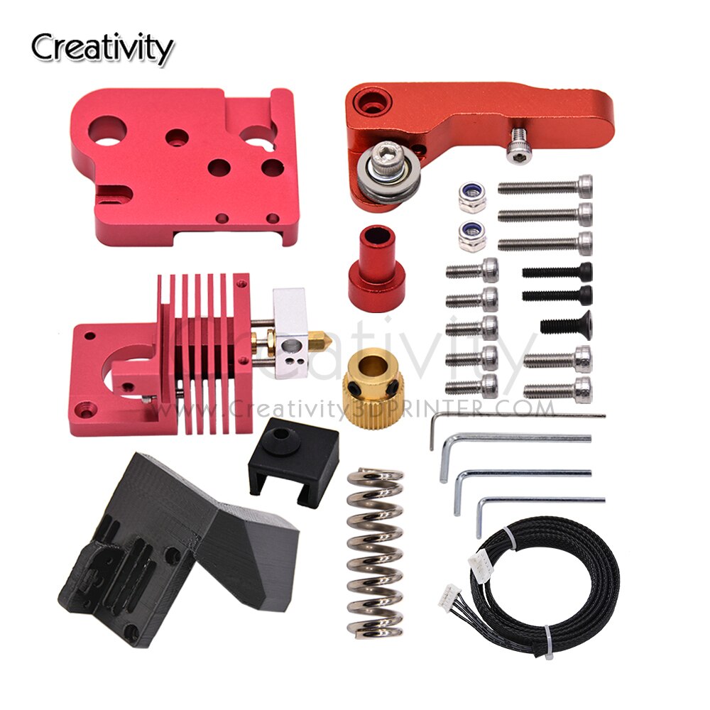 Hotend – kit d&#39;extrudeuse directe tout en métal 12V/24V MK8, alimentation facile, pause-chaleur spéciale pour Ender 3/Ender-3V2/CR-10
