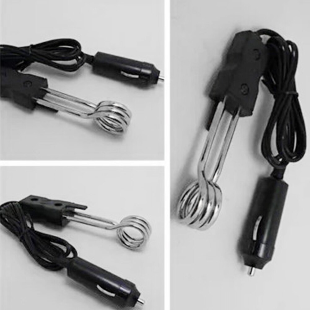 Tea Coffee Drink Practical Stainless Steel Portable Camping Safe 12V Electric Water Boiler Vehicle Car Immersion Heater Picnic