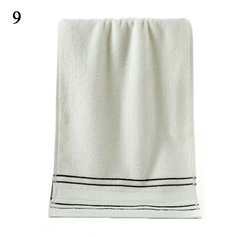 100% Cotton Towels Ultra Soft Towel Hand Bath Thick Towel Bathroom Bath Towel Home Bathroom Accessory Solid Color: 9